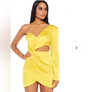 Yellow Public Desire Dress